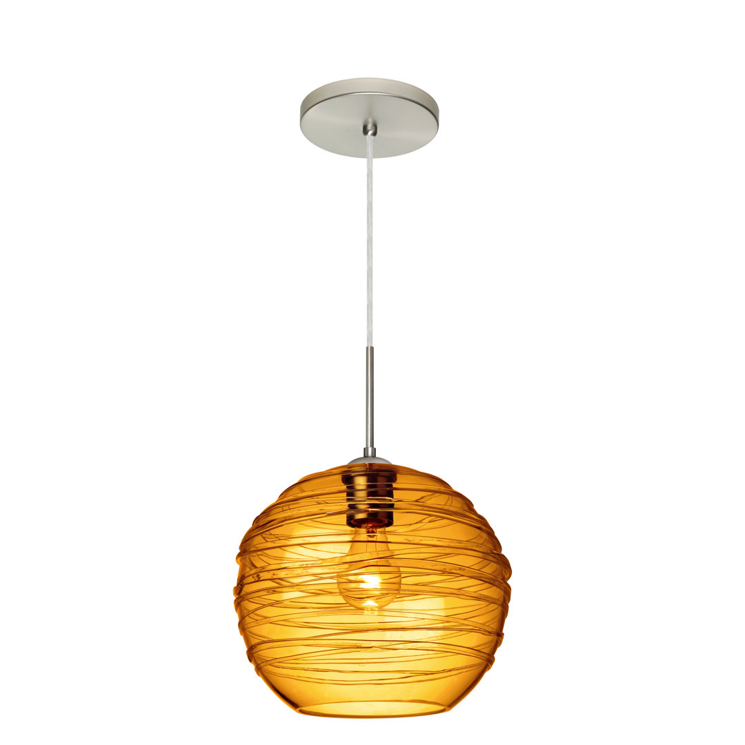 Lukens 1 - Light Single Pendant Ebern Designs Shade 