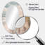 Miroir mural ovale blanc-1247932944