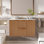 Meuble-lavabo mural de 36 pouces avec lavabo en céramique intégré, portes et tiroirs à fermeture en douceur, cloisons de rangement en forme de U et armoire en panneau de fibres à densité moyenne résistant à l'humidité.