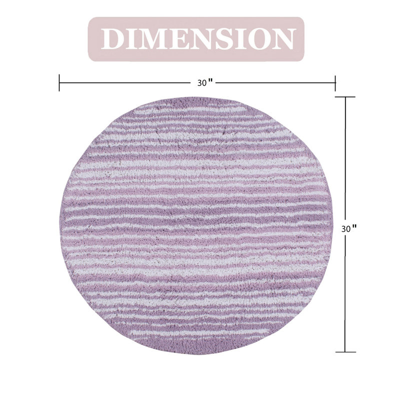 Randalynn Griffie Bath Rug, Purple