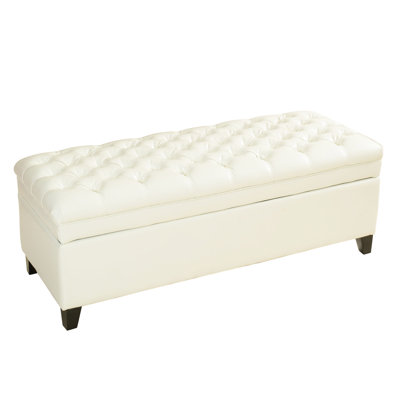 Storage In Leather - Design, Blends Well With Any Decor, Legs Stained Legs, Complements Various Styles