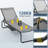 Outdoor Polyresin Chaise Lounge Chair-118316413