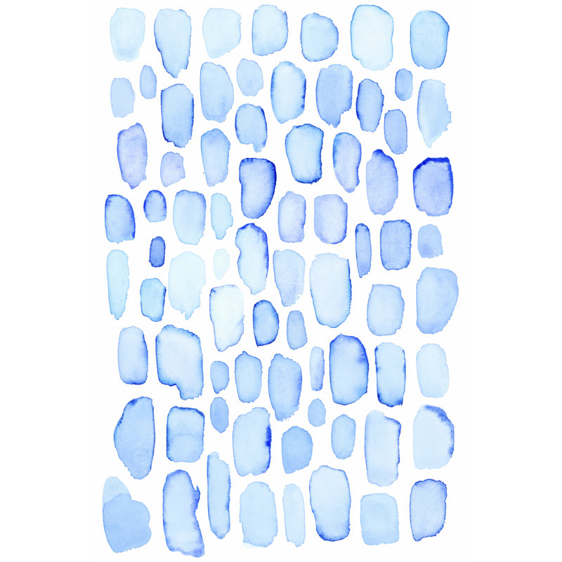 «Ice Cubes II» par Grace Popp - peinture sur toile tendue, H 12 po x l 8 po