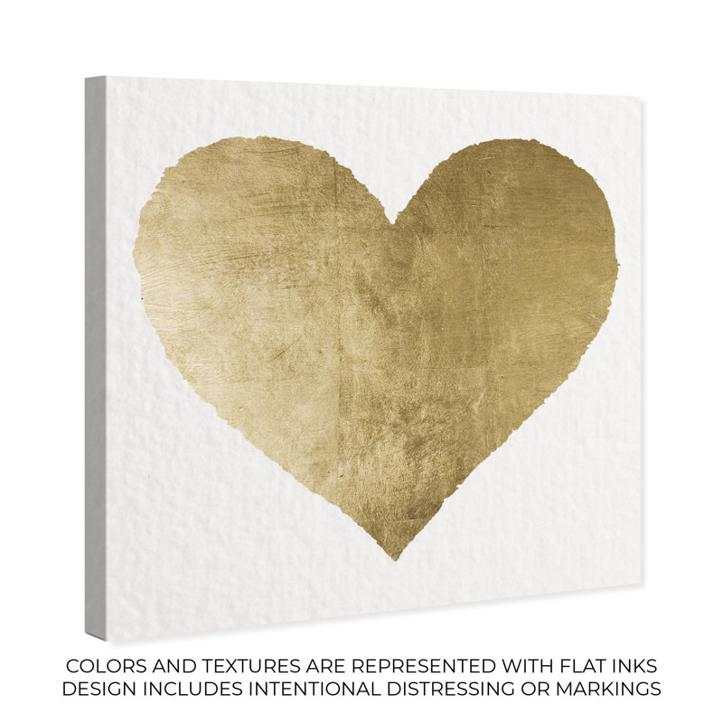 «Fashion and Glam Forever and Ever Hearts», impression sur toile tendue, H 40 po x l 40 po