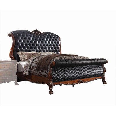 Aizley Twin Tufted Sleigh Bed -  Bloomsbury Market, 389070E001D94786906BD7BC791232C6