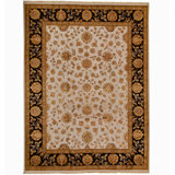Hand Woven Silk and Wool Oriental Area Rug