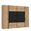 Celes 4 Door Manufactured Wood Wardrobe