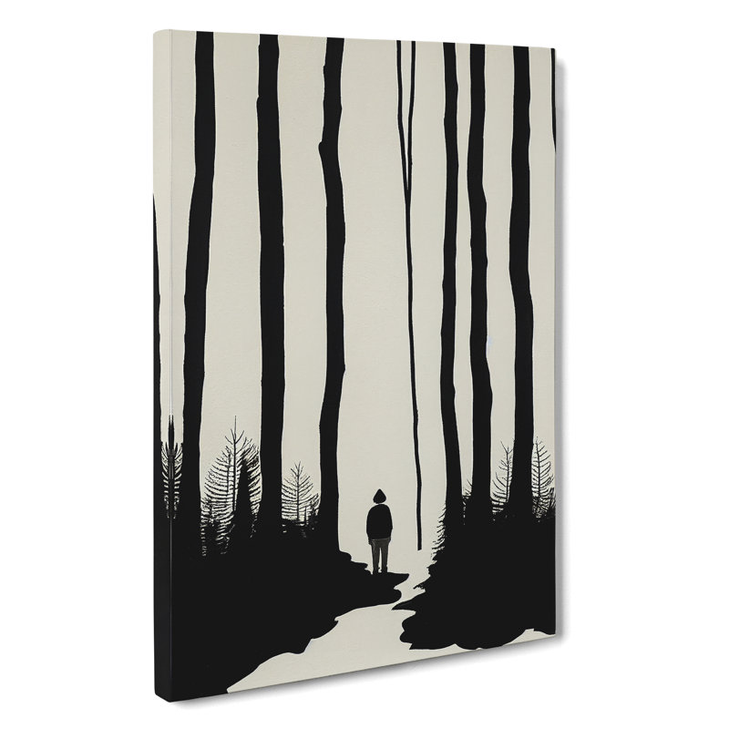 Man in the Forest - Wrapped Canvas, 60cm H x 40cm W x 3cm D