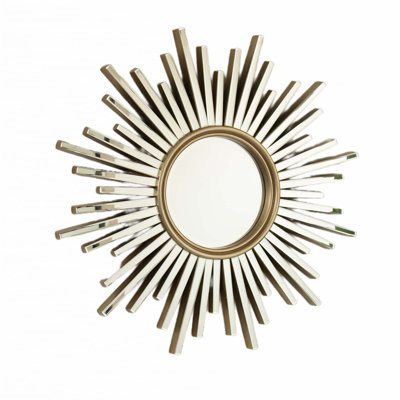 Miroir décoratif en forme de soleil
