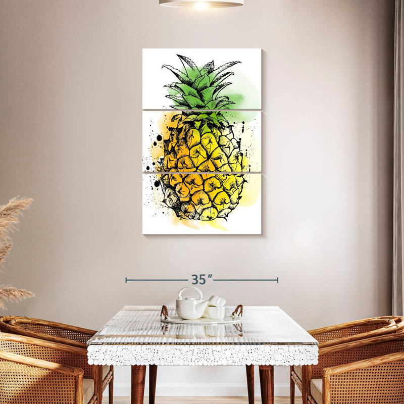 Ananas tropical Yarlin, H 45 po x l 28 po