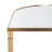 Rex Mirrored Glass Top End Table