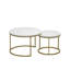 Ensemble de 2 tables de bout gigognes 27,6 po