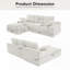 Canapé modulaire en tissu Corduroy-566388841