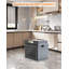 Four mural électrique encastré 24 po - simple, à vapeur, gril et friture d'air, 3000 W, 2,5 pieds cubes, convection, acier inoxydable, écran tactile TFT