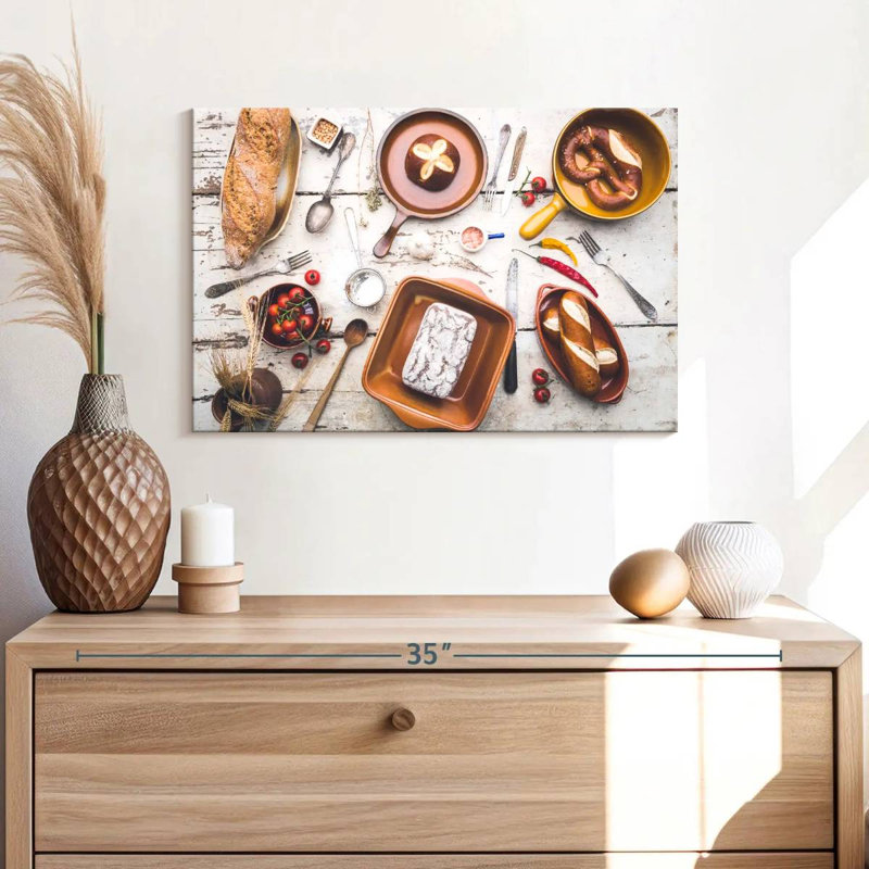 Yarlin Bread In Pans, 16" H x 24" W