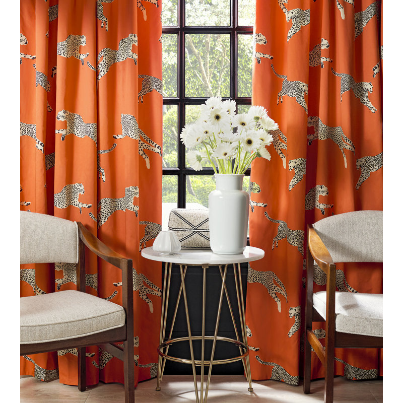 Leaping Cheetah Fabric, Evergreen