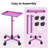 Utility Cart with Wheels Adjustable Height Storage Cart with Tray Rolling craft cart-106892584