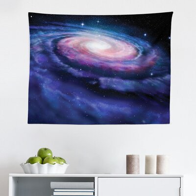 Ambesonne Galaxy Tapestry, Nebula In Outer Space Spiral Stardust Mist Cloud Of Dust Planetarium Astronomy Art, Fabric Wall Hanging Decor For Bedroom L -  East Urban Home, 99C8051089E141F2B0D7267737D3A175