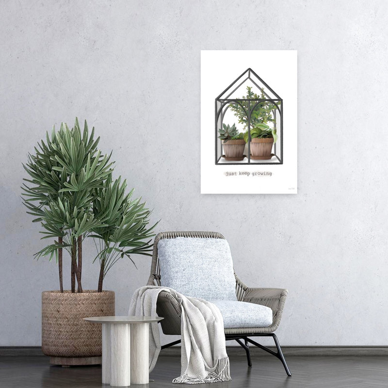 Just Keep Growing Greenhouse, 24" H x 16" W