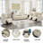 Power Loveseat Recliner Couch With Led Lights-755285543