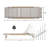 Hargrove Outdoor Patio Aluminun Chaise Lounge, Outdoor Mesh Seat, 1PC