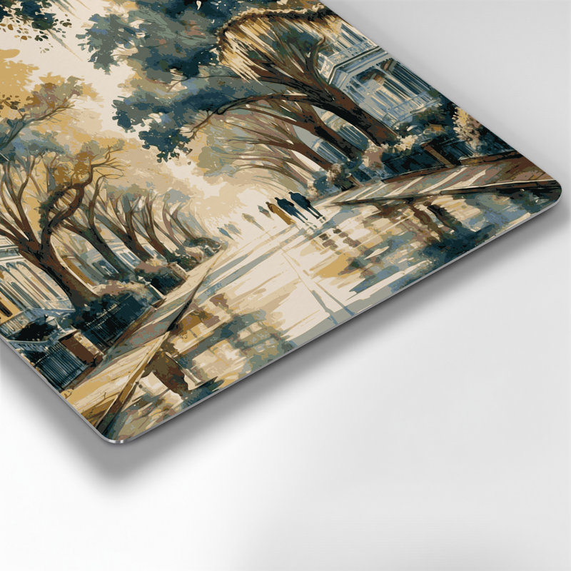 Cities Savannah GA Grey Metal Wall Art, 192" H x 192" W x 0.05" D