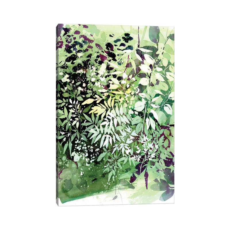 Green Garden by CreativeIngrid - Print on Canvas, Wrapped Canvas, 66.04 cm H x 45.72 cm W x 1.91 cm D