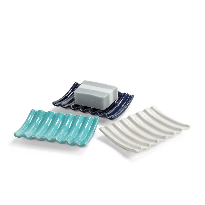 Ceramic / Porcelain Soap Dish, White