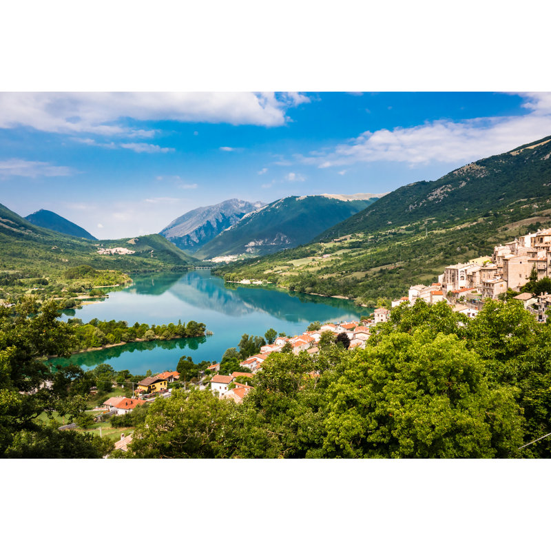 Haggins Historical Typical Village by Paola Leone - Wrapped Canvas Print, 30cm H x 46cm W x 3.8cm D