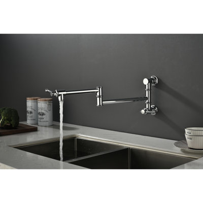 Robinet remplisseur mural en laiton Modern