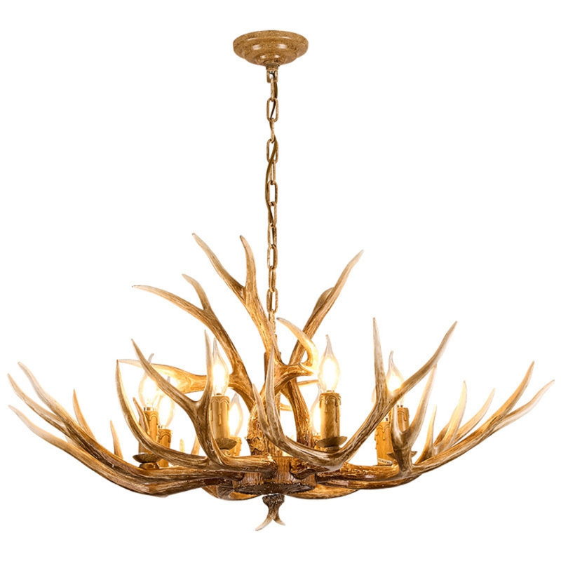 Candle Antler Chandelier Lights