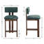 Modern Upholstered Bar Stool with Solid Wood Frame Counter Stools For Dining Room/Bar/Living Room/Kitchen-1980625640-1980625641