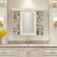 Armoire de rangement murale 35 po x 28 po avec porte miroir-343636747