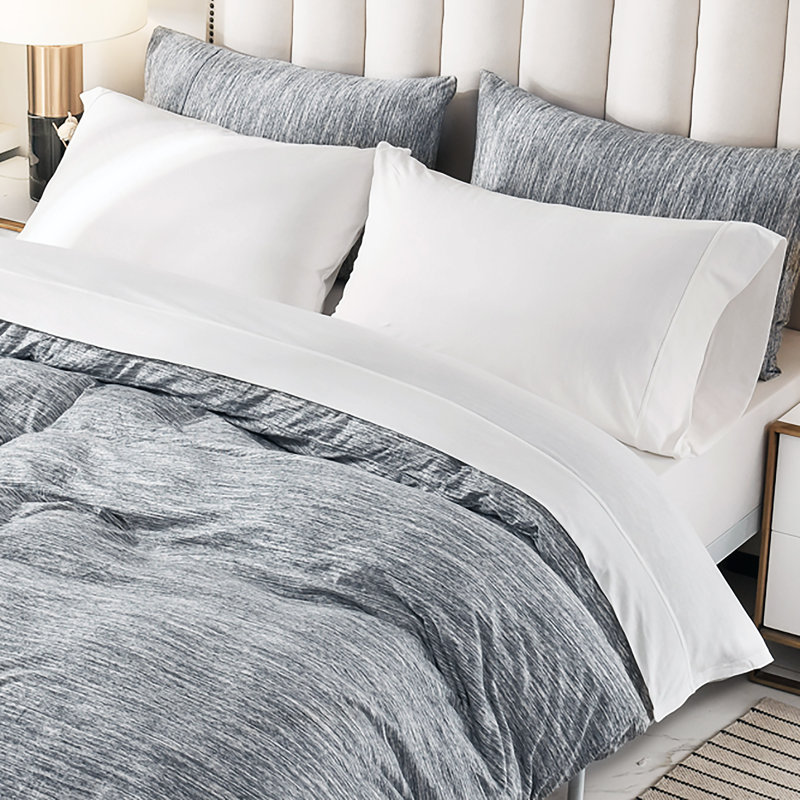 100% T-Shirt Cotton Super Soft Comfy Breathable Fits Mattress Up To 20" Extra Deep Pocket, White