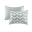 Élégante literie simple / simple TG: gris, bride, 2 coussins décoratifs, literie lavable à la machine: rayures blanches, taie décorative à bride-116011275