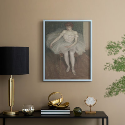 «Vintage Portrait Print», reproduction encadrée XIII