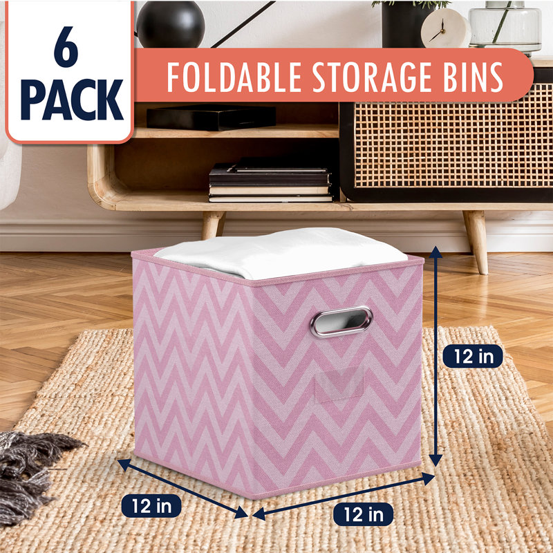 Bac en carton pliable, Rose