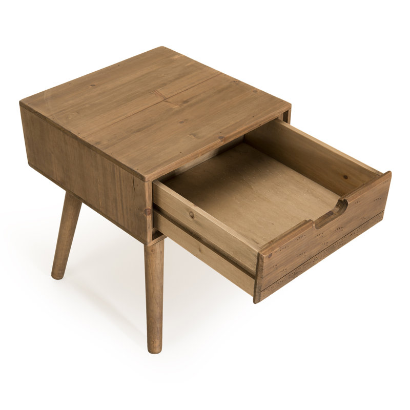 Sullivan 40cm W Solid Wood Bedside Table