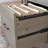 L-Shaped Desk, Brown finish