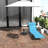 Blue Outdoor Chair With Adjustable Reclining Back & Mesh Seat For Beach, Pool Folding Lounge Breathable
