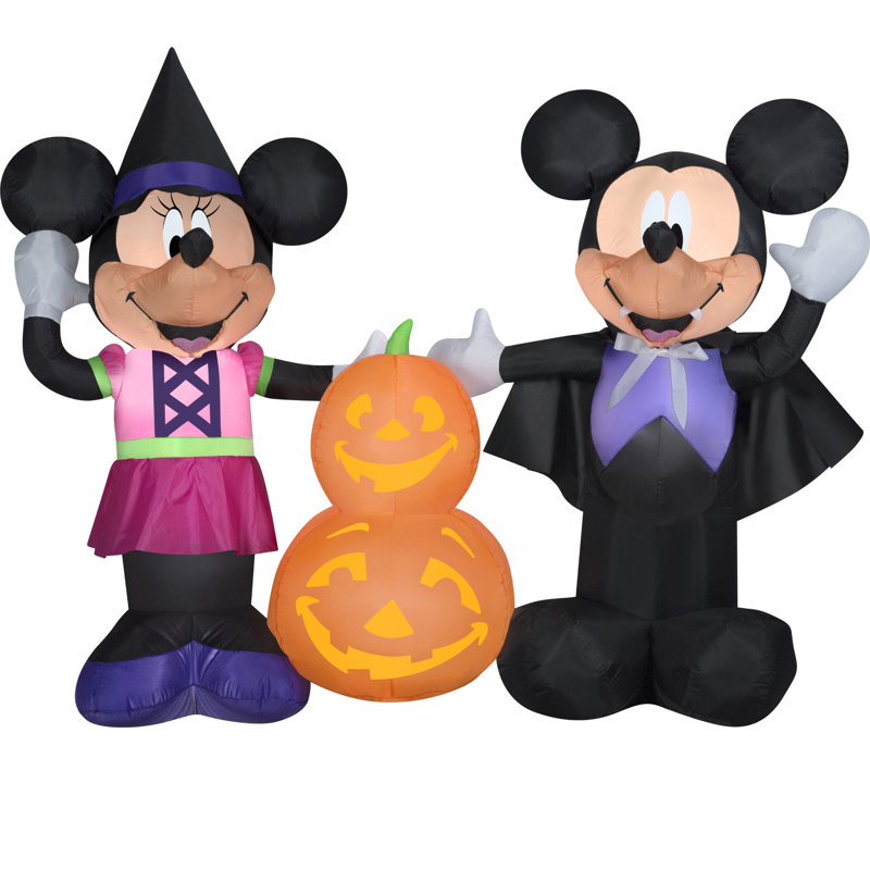 Airblown-Mickey and Minnie w/Pumpkins-Scene-Disney