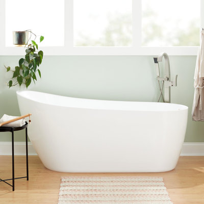 71" Sheba Acrylic Slipper Tub With Foam