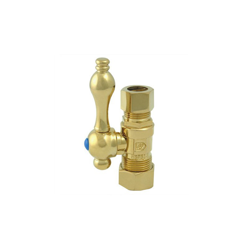 Quarter Single Hole Faucet Bathroom Faucet, Polished Brass