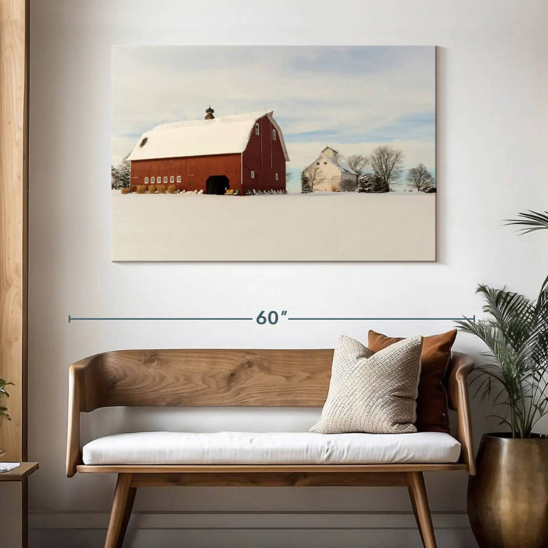 Lilie Wintry Finnish Barn, H 32 po x l 48 po