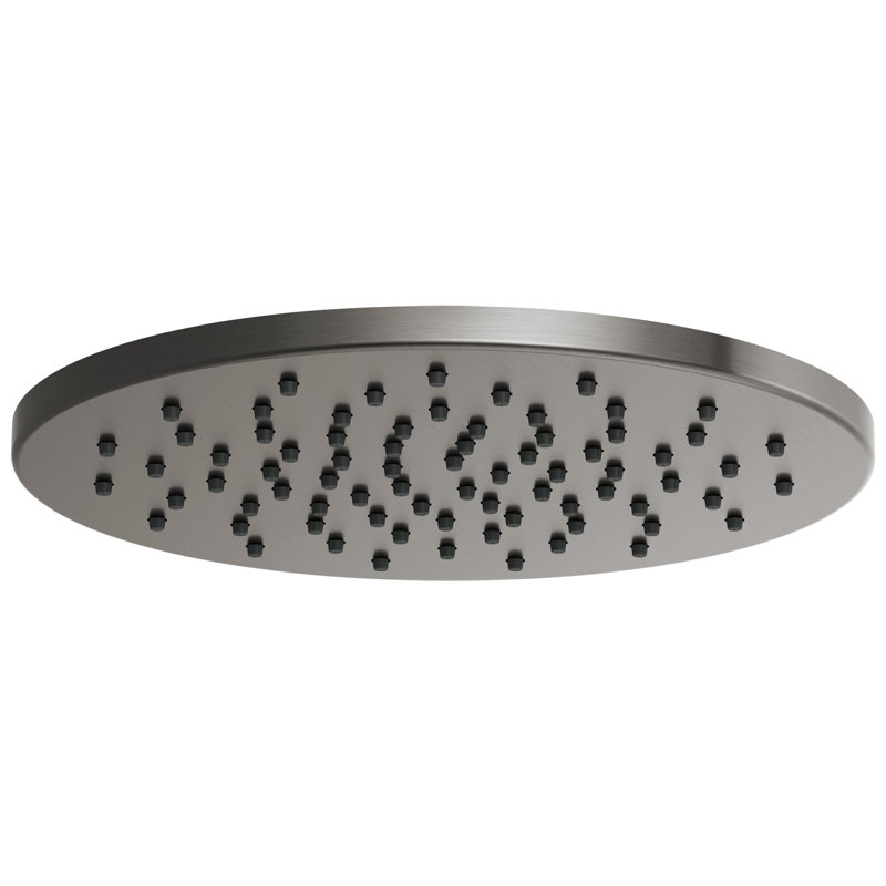 Essential™ Rain Adjustable Shower Head, 1.75 GPM, Luxe Steel