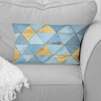 Triangle Glam III - Glam Lumbar Pillow