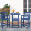 Ensemble de 3 chaises de bar et table Adirondack d'extérieur-297635031