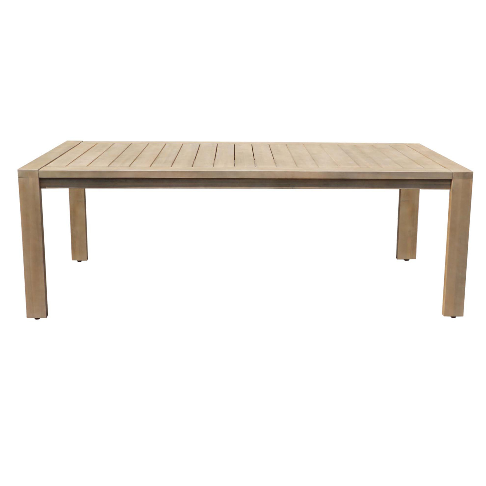 Joly 87'' Rectangular 8 - Person Outdoor Dining Set with Cushions, Light Gray