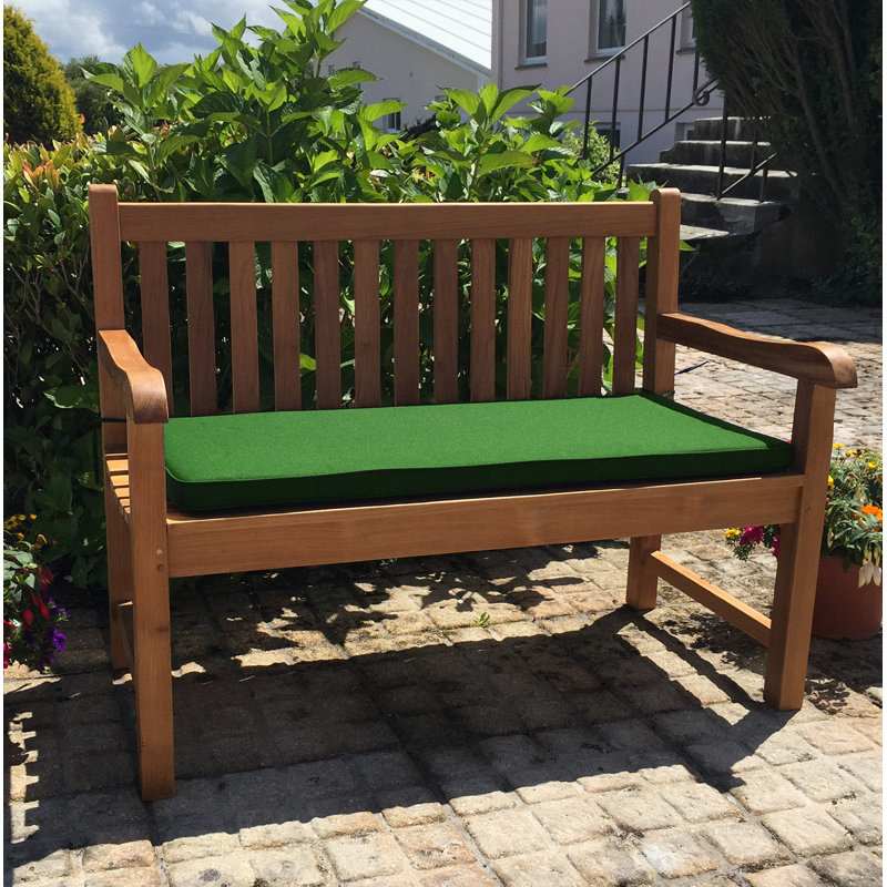 Garden Bench Cushion, Green, 115 cm x 115 cm