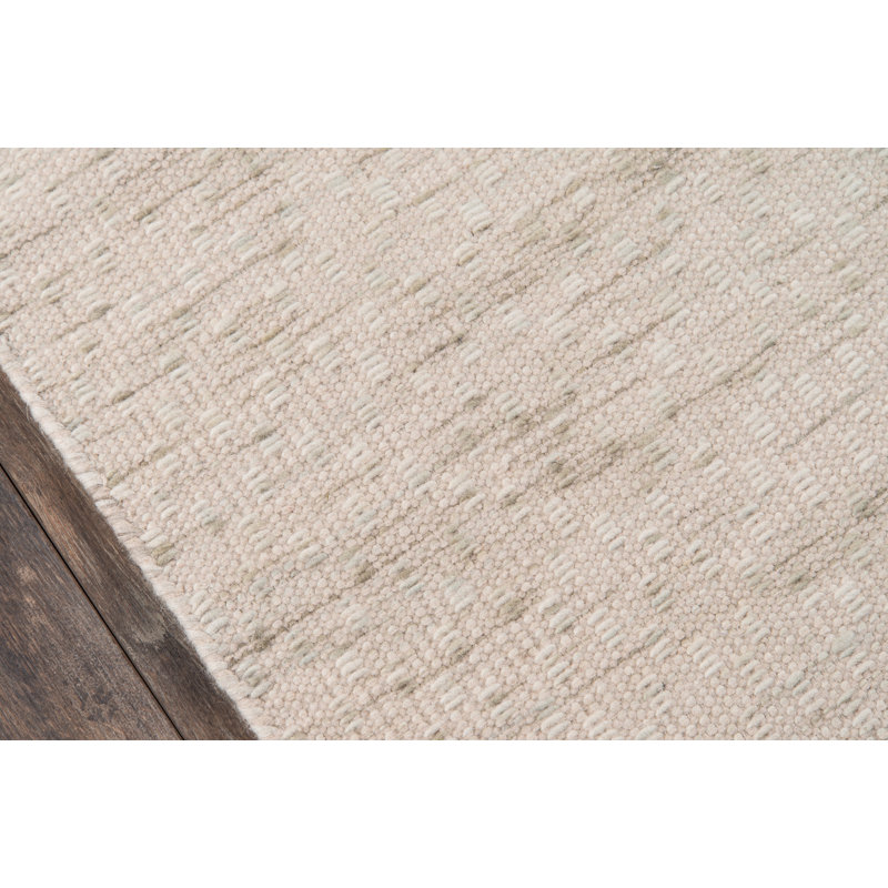 Dartmouth Bartlett Wool Abstract Area Rug in Beige, Rectangle 3'9" x 5'9"